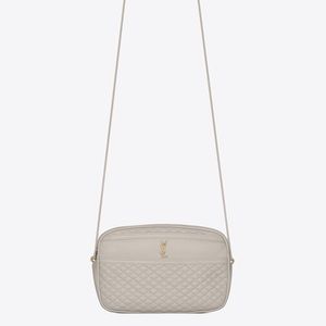 YSL Victoire Camera Bag in Quilted Lambskin
